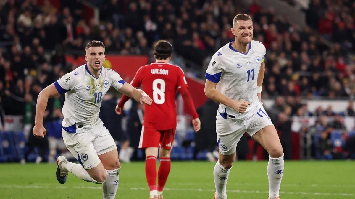Edin Dzeko'nun golü Bosna Hersek'e hayat verdi
