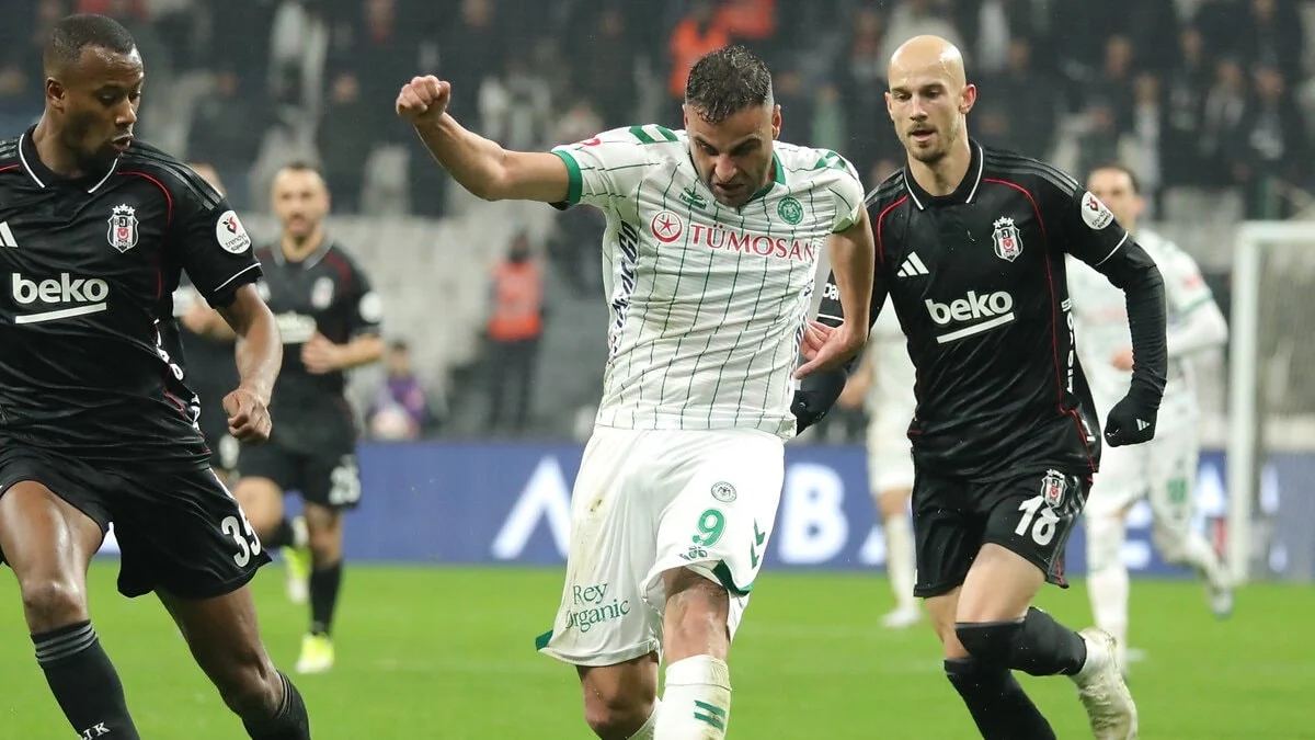 Beşiktaş - Konyaspor maçının ilk 11'leri
