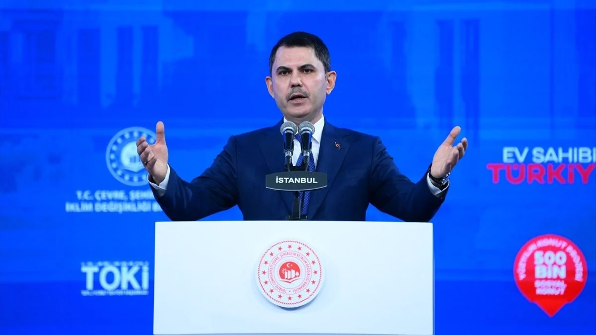 Murat Kurum: Yüzyılın konut projesinde ilk aşama tamamlandı