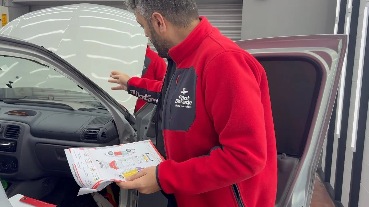 Ekspertizde şaşkına çeviren gerçek: 2001 model araçta 2005 podye çıktı