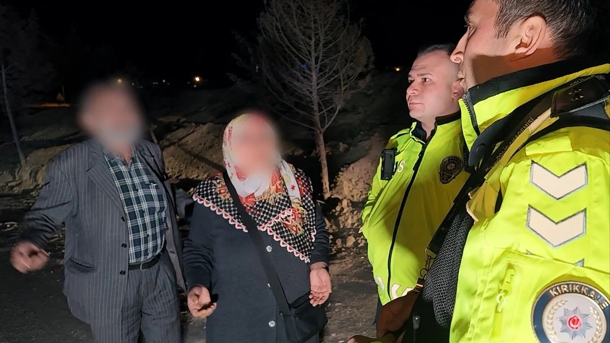 Kırıkkale'de kaza sonrası sürücü kaçtı: Yaşlı çift polisi ikna etmek için dil döktü