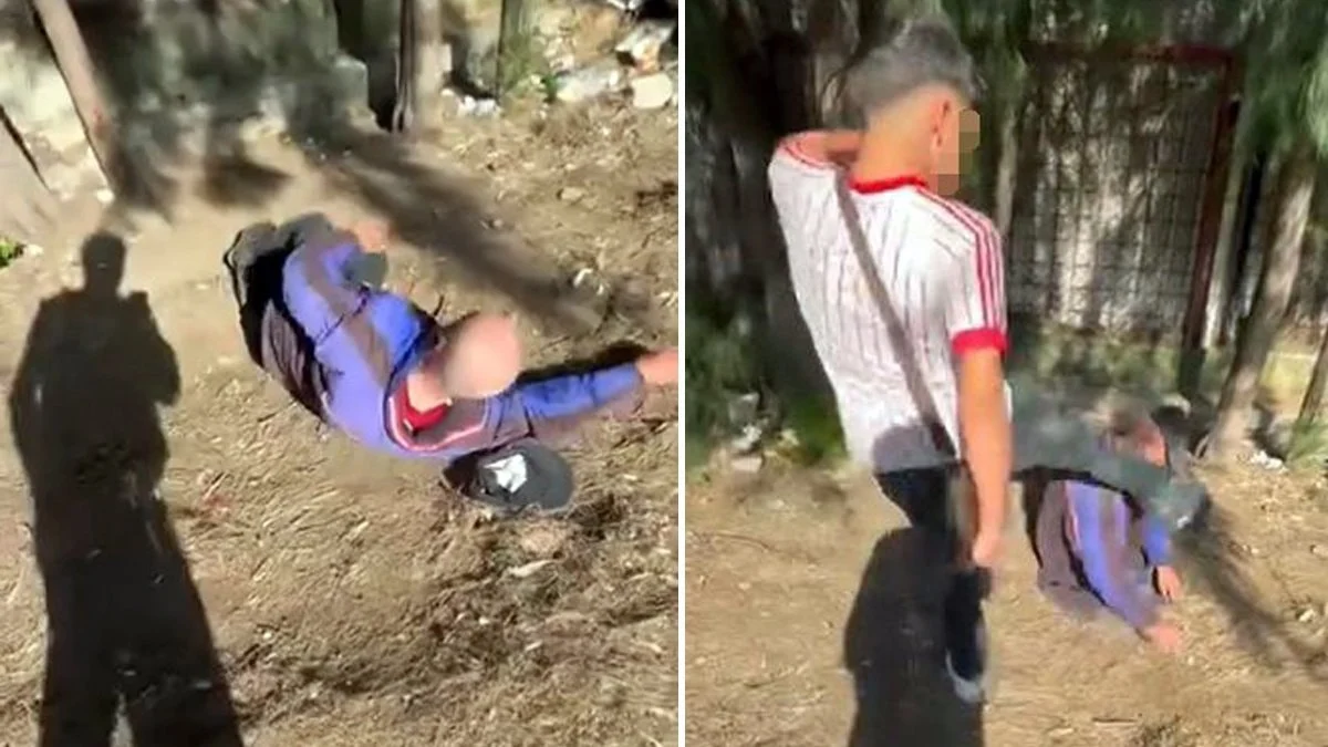 İzmir'de yaşlı adamı tekmeleyen iki şüpheli tutuklandı