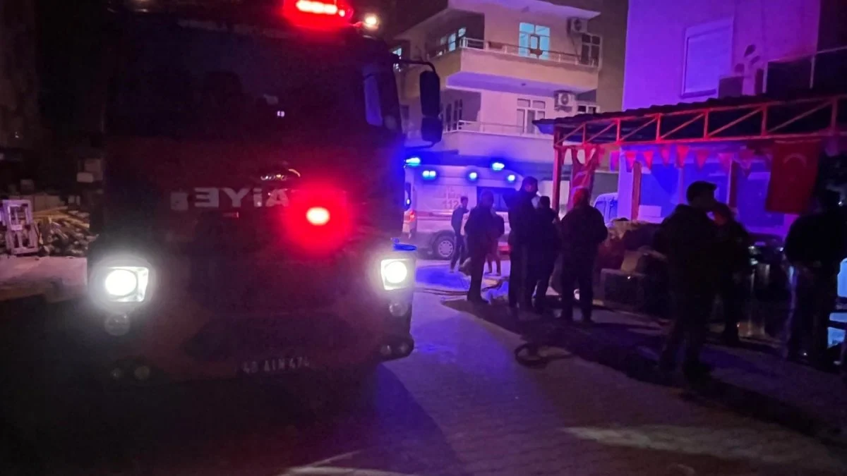 Muğla'da bir bisiklet tamirhanesinde yangın paniği