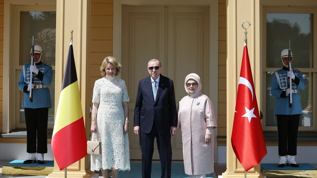 Cumhurbaşkanı Erdoğan, Belçika Kraliçesi ile görüştü