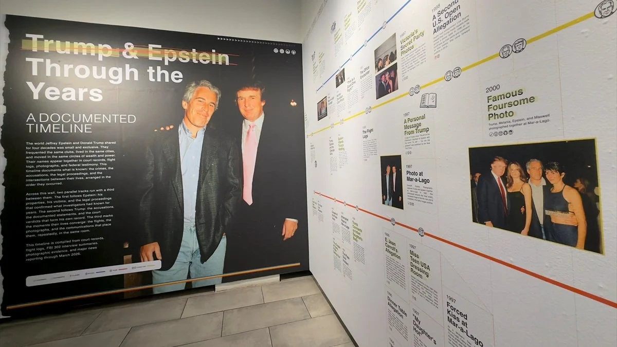 Jeffrey Epstein'e ilişkin binlerce belge New York'ta sergilendi