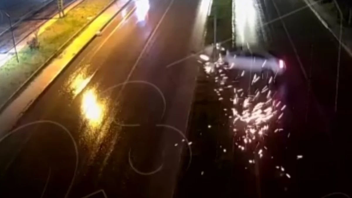 Malatya’da feci kaza kamerada
